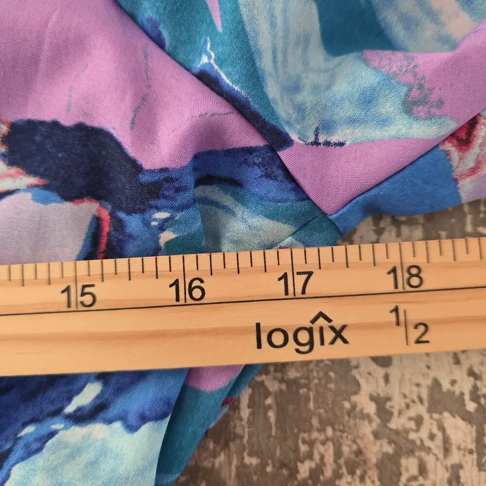 Umgee Colorful Floral Romper Size Small
